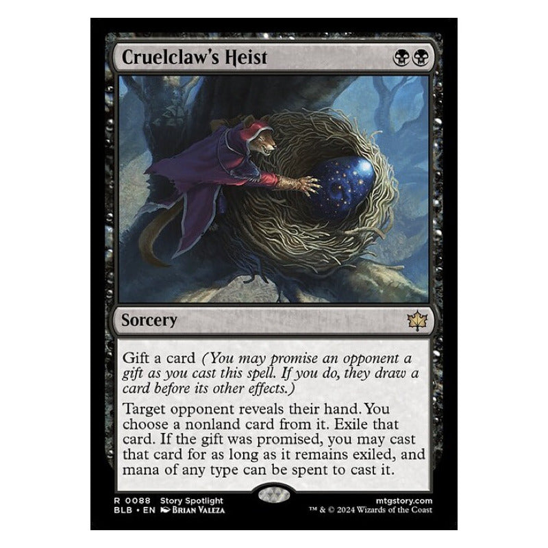 Mtg: Bloomburrow - 088 - Cruelclaw's Heist [foil]