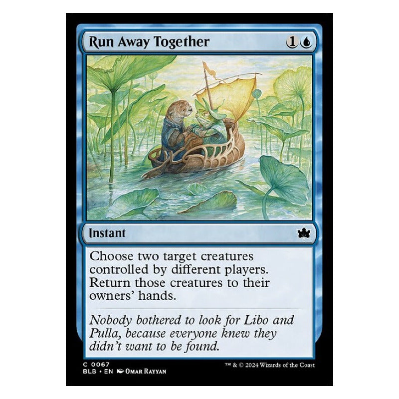 Mtg: Bloomburrow - 067 - Run Away Together [foil]