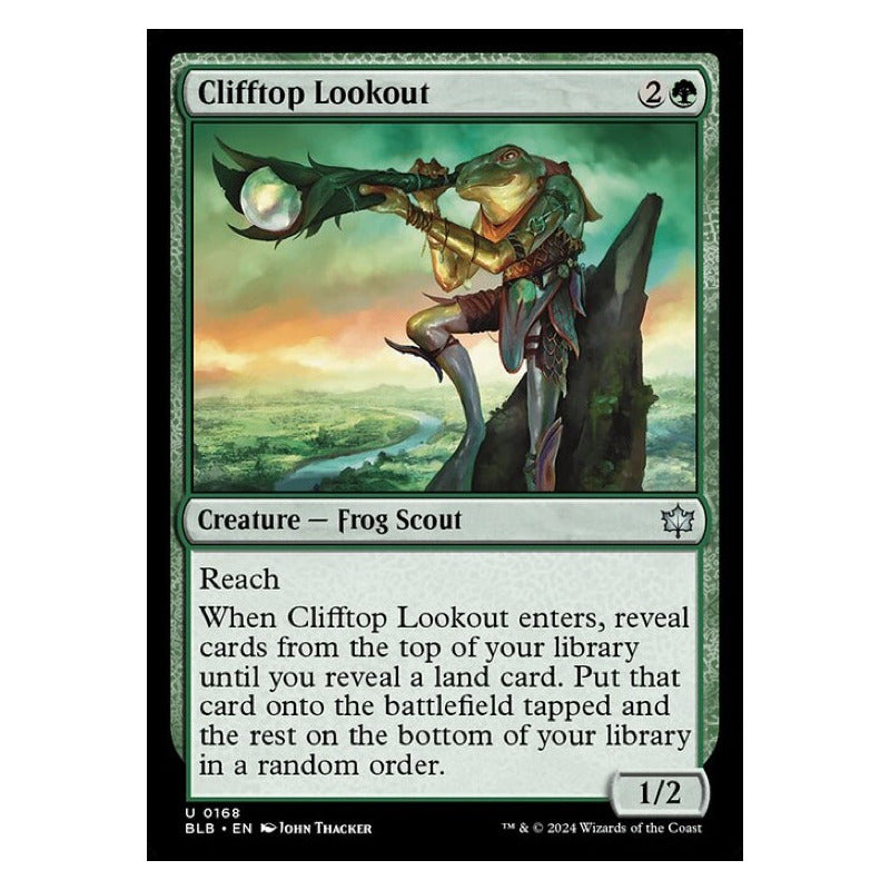 Mtg: Bloomburrow - 168 - Clifftop Lookout [foil]