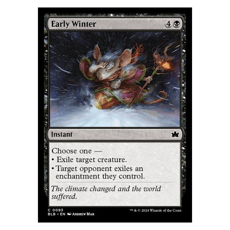 Mtg: Bloomburrow - 093 - Early Winter [foil]