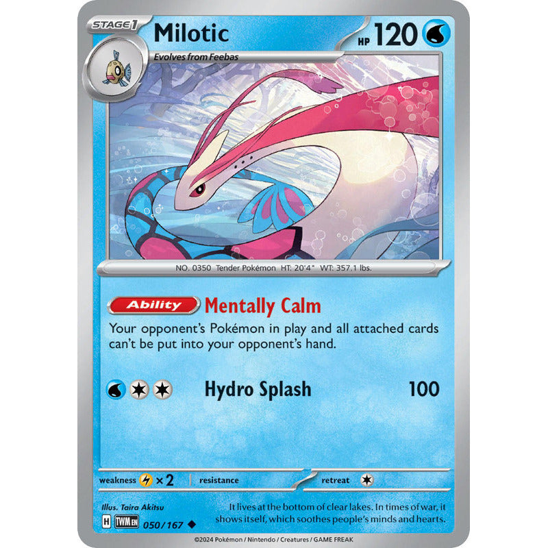 Pokémon Tcg: Twilight Masq - 050/167 - Milotic