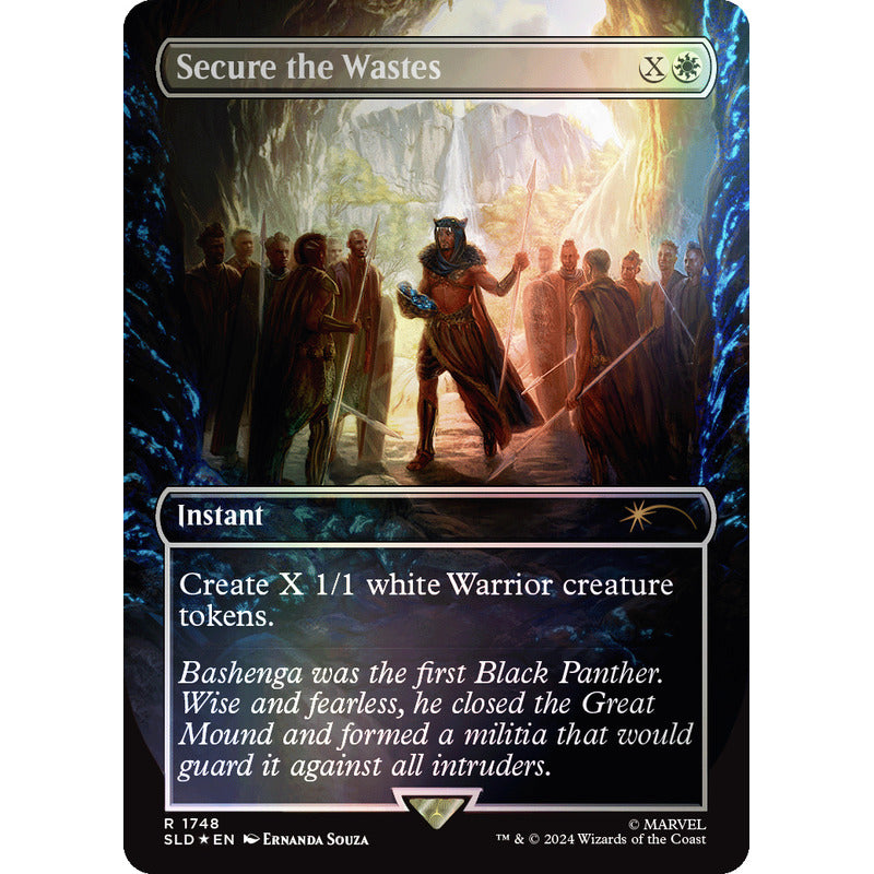 Mtg: Secret Lair Marvel - Black Panther [normal]