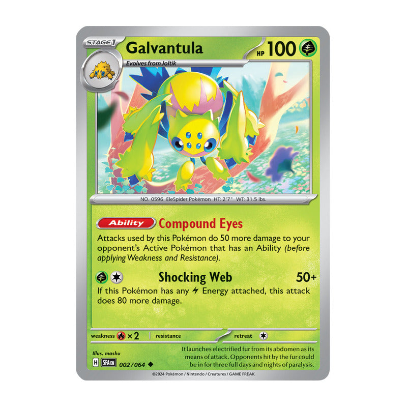 Pokémon Tcg: Shrouded Fab - 002/064 - Galvantula [reverse]