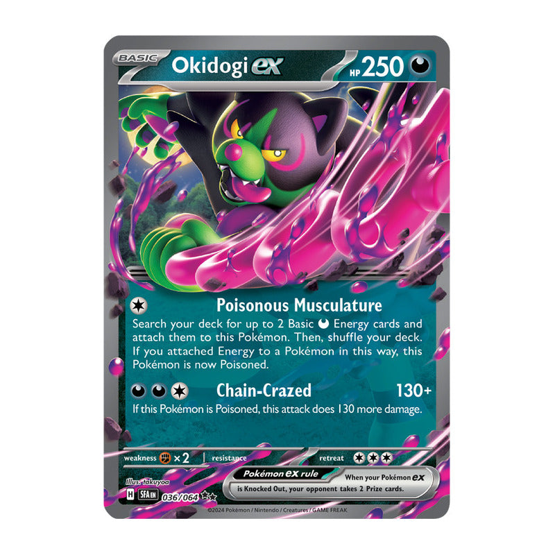 Pokémon Tcg: Shrouded Fab - 036/064 - Okidogi Ex