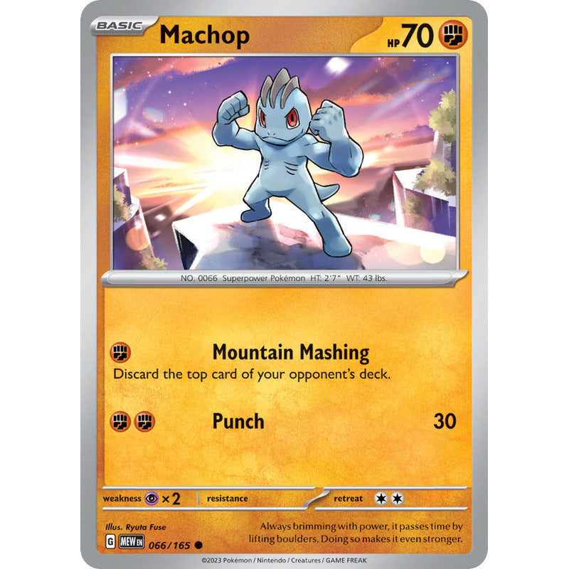 Pokémon Tcg: 151 - 066/165 - Machop [reverse]