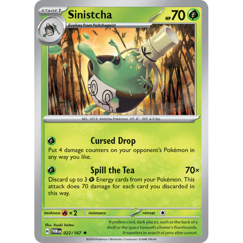 Pokémon Tcg: Twilight Masq - 022/167 - Sinistcha [reverse]