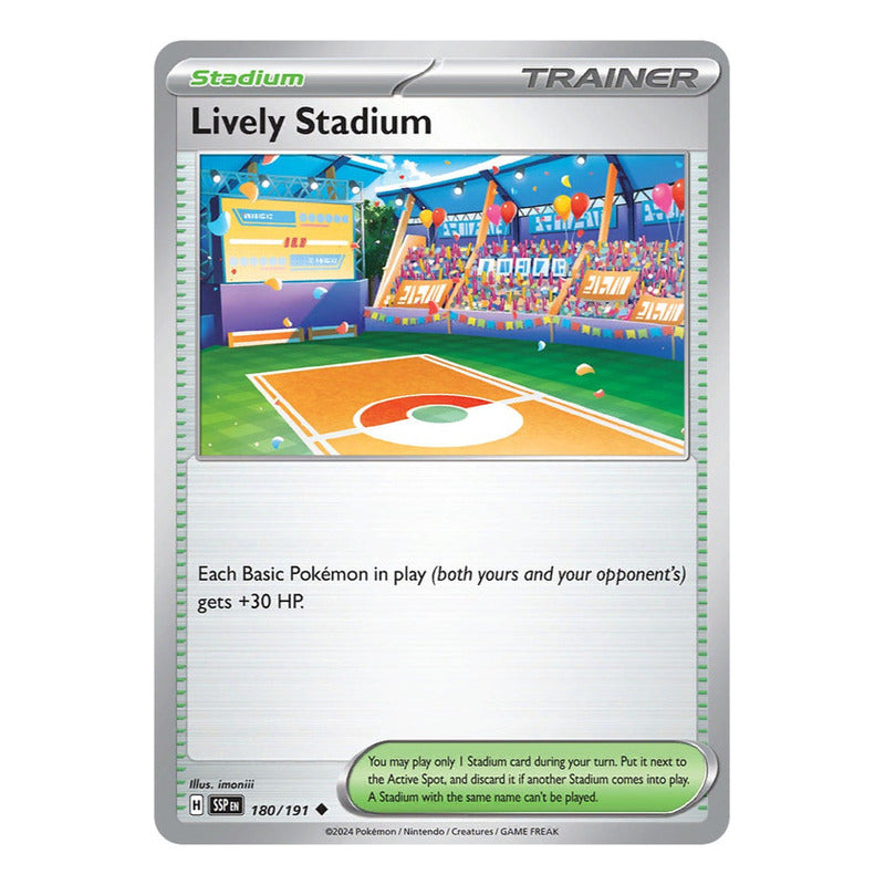 Pokémon Tcg: Surging Sparks - 180/191 - Lively Stadium