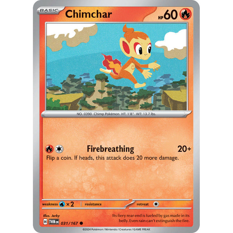 Pokémon Tcg: Twilight Masq - 031/167 - Chimchar [reverse]