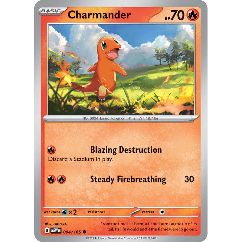 Pokémon Tcg: 151 - 004/165 - Charmander