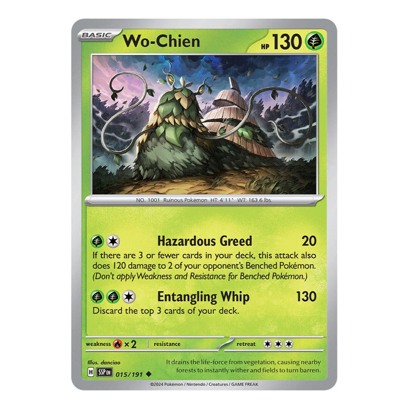 Pokémon Tcg: Surging Sparks - 015/191 - Wo-chien [reverse]