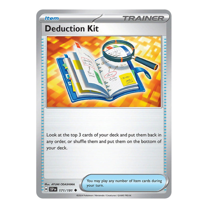 Pokémon Tcg: Surging Sparks - 171/191 - Deduction  [reverse]