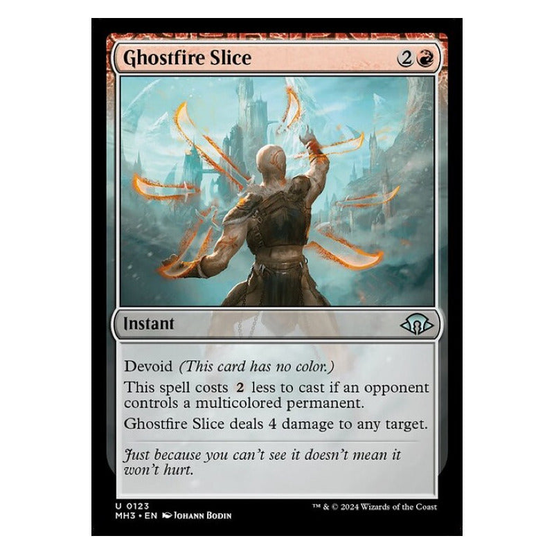 Mtg: Mh3 - 123 - Ghostfire Slice [foil]