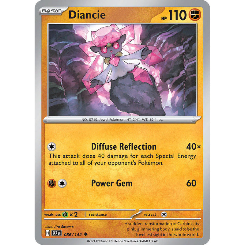 Pokémon Tcg: Stellar Crown - 086/142 - Diancie