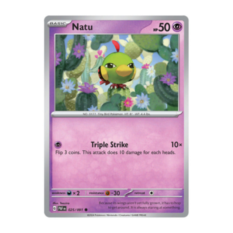 Paldean Fates - 025/091 - Natu