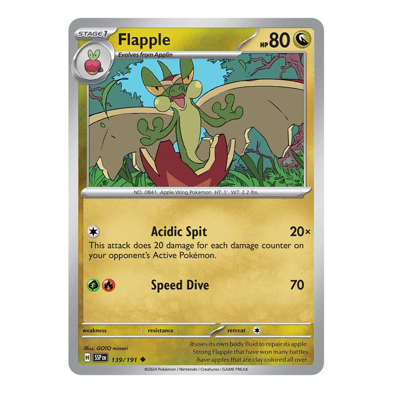 Pokémon Tcg: Surging Sparks - 139/191 - Flapple