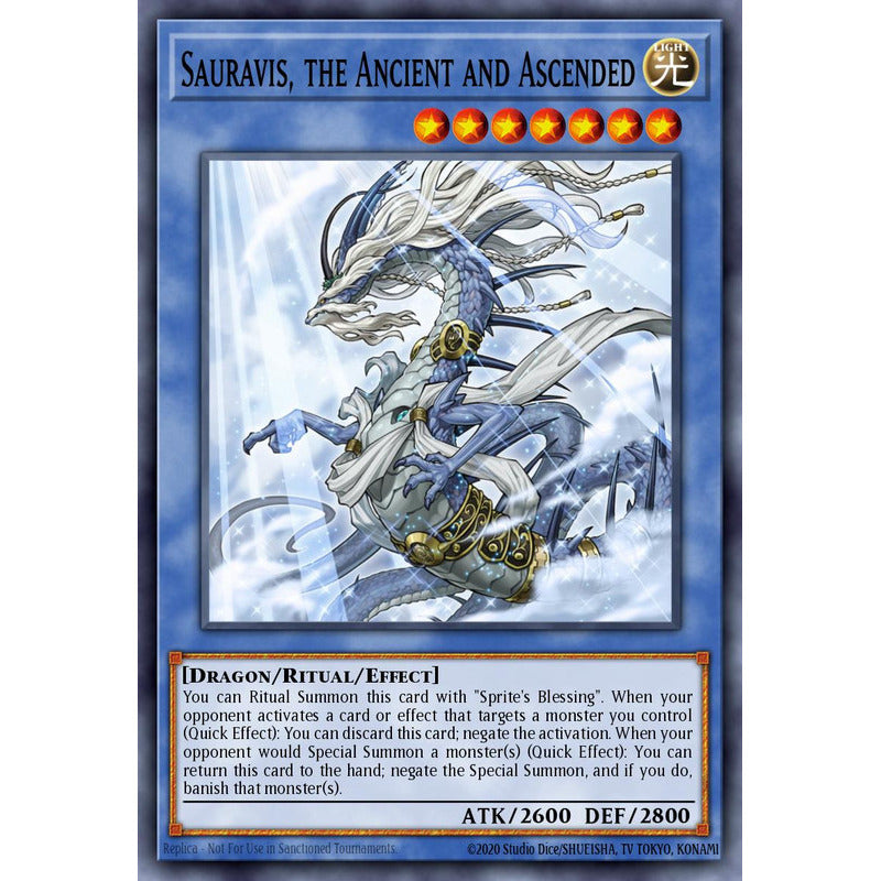 Yugioh: Rarity 2 - Ra02-en019 Sauravis, The Ancient [secret]