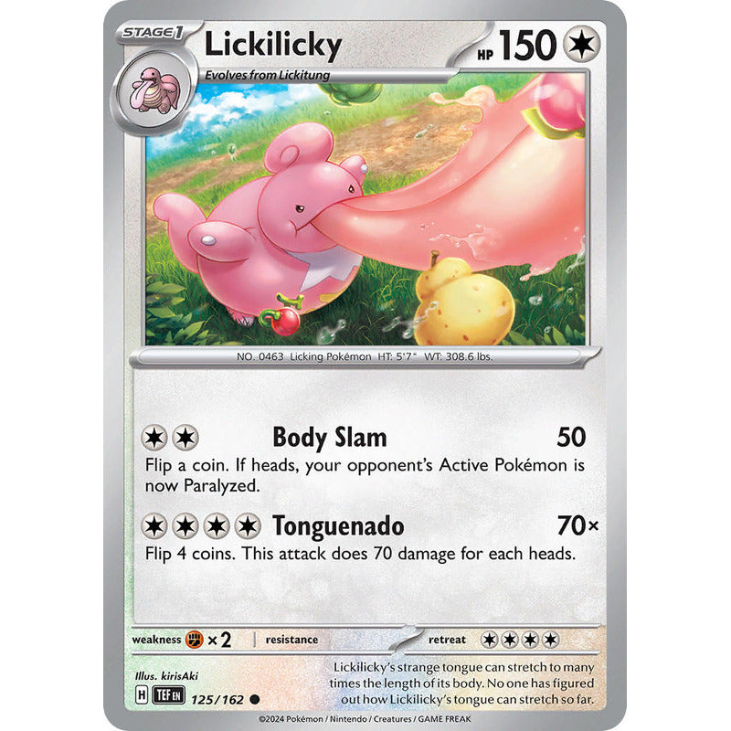 Temporal Forces - 125/162 - Lickilicky (reverse)