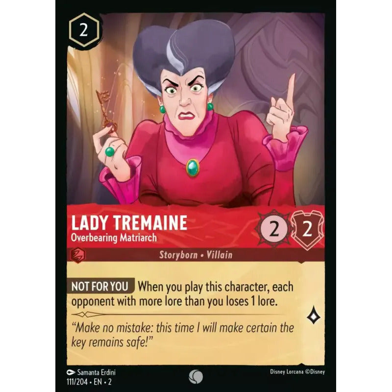 Lorcana: Rotf - 111/216 - Lady Tremaine - Overbearing [foil]