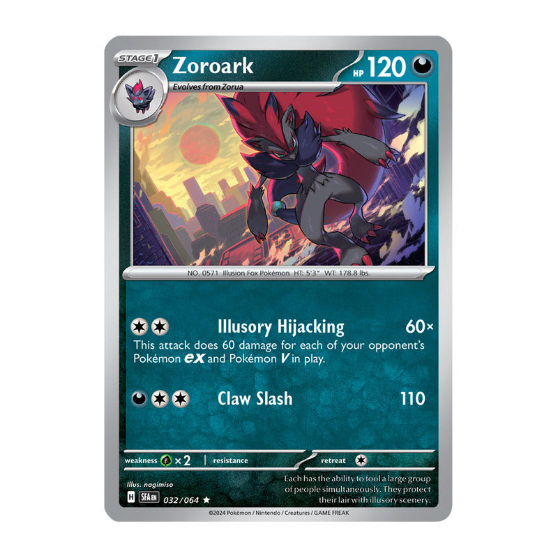 Pokémon Tcg: Shrouded Fab - 032/064 - Zoroark (holo)