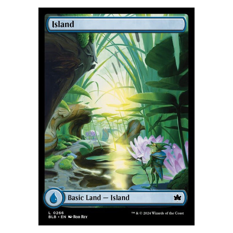 Mtg: Bloomburrow - 266 - Island [foil]