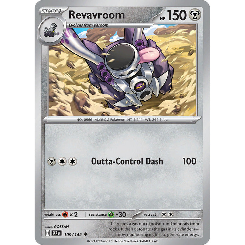 Pokémon Tcg: Stellar Crown - 109/142 - Revavroom [reverse]