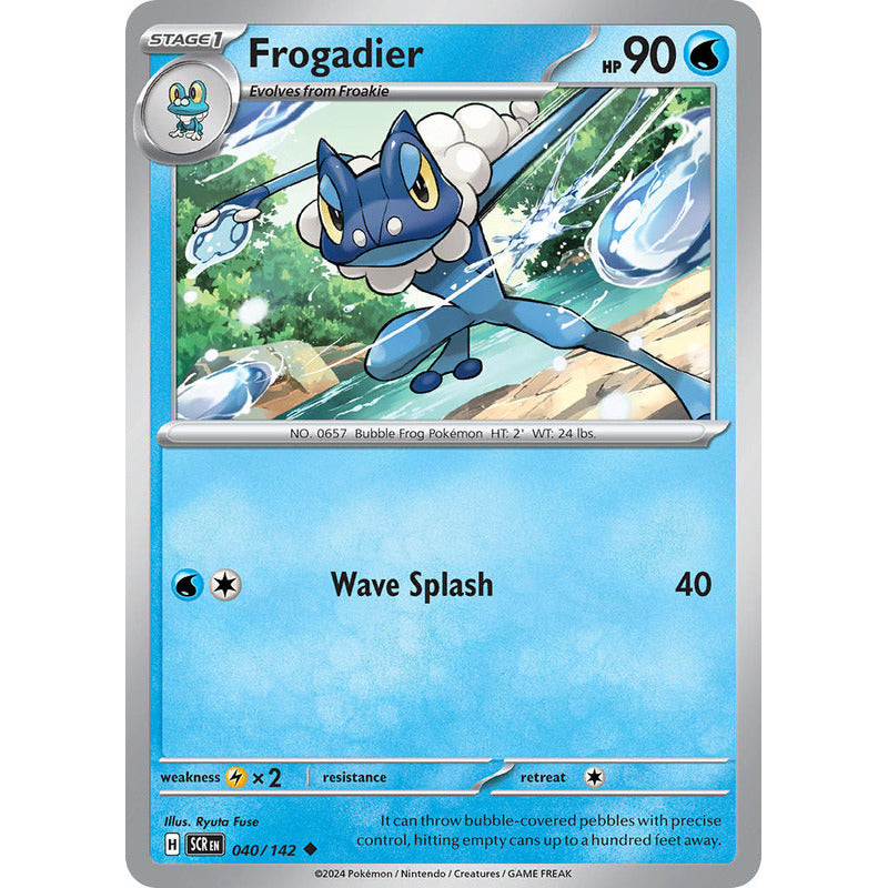 Pokémon Tcg: Stellar Crown - 040/142 - Frogadier