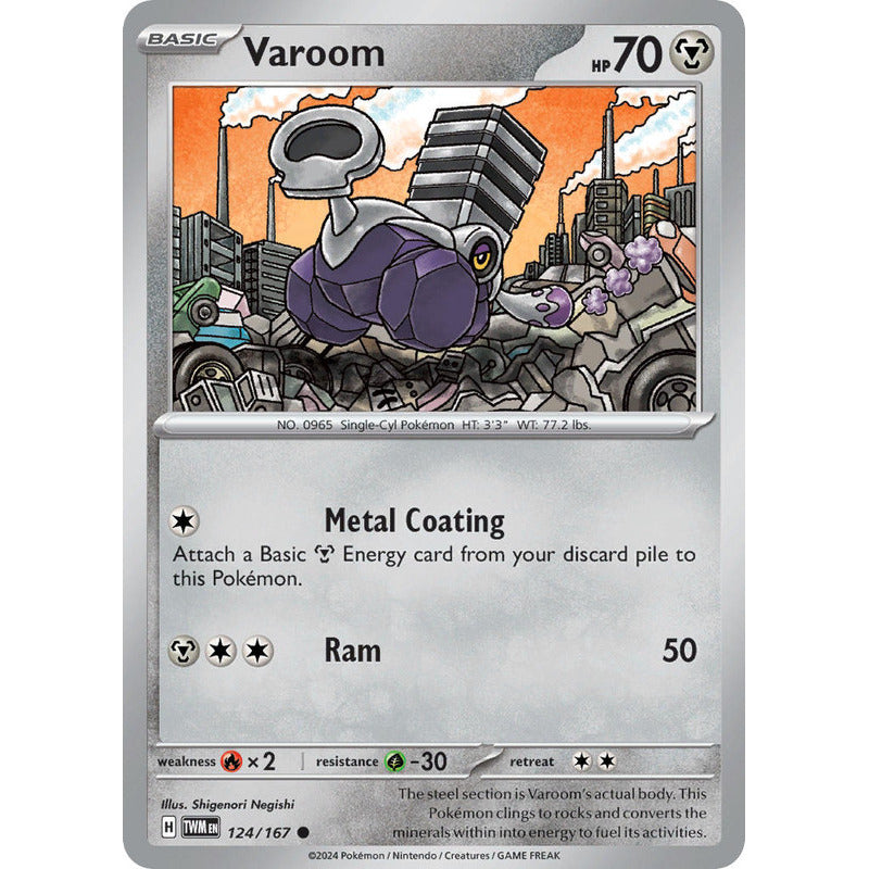 Pokémon Tcg: Twilight Masq - 124/167 - Varoom