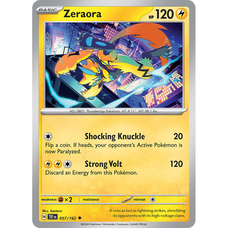 Temporal Forces - 057/162 - Zeraora (reverse)