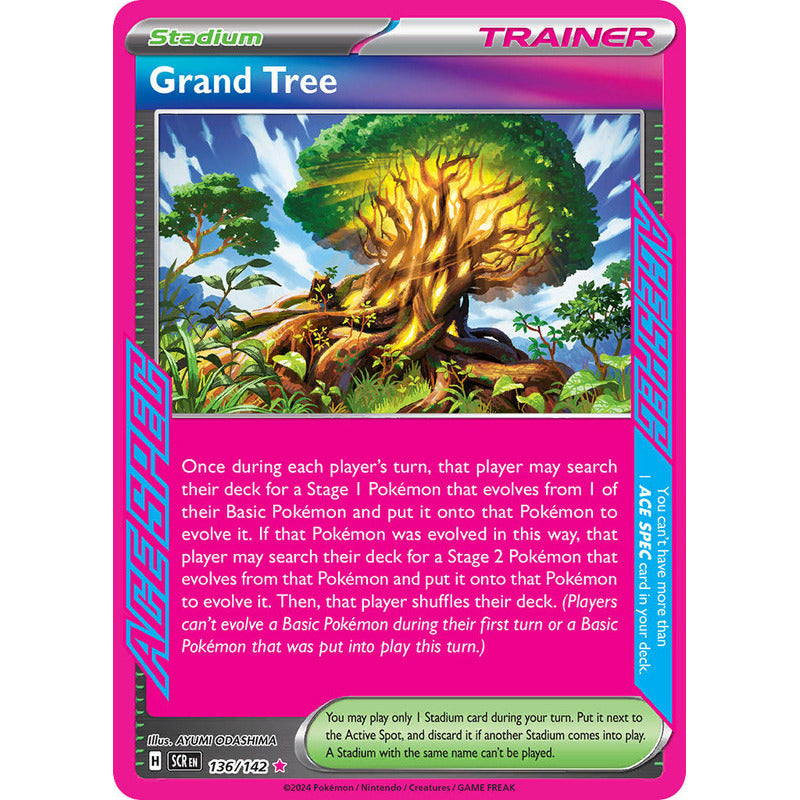 Pokémon Tcg: Stellar Crown - 136/142 - Grand Tree