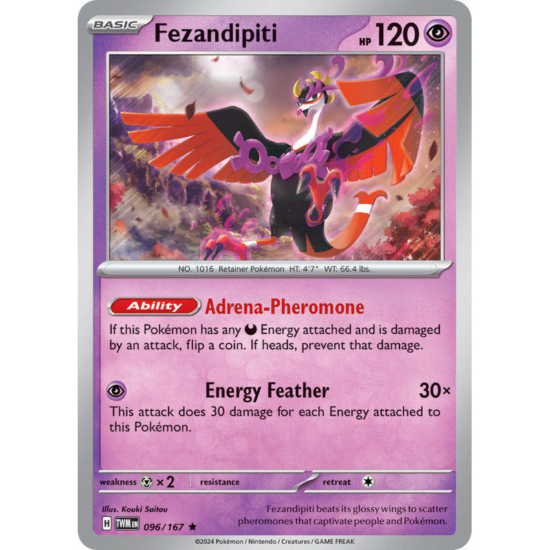 Pokémon Tcg: Twilight Masq - 096/167 - Fezandipiti [reverse]