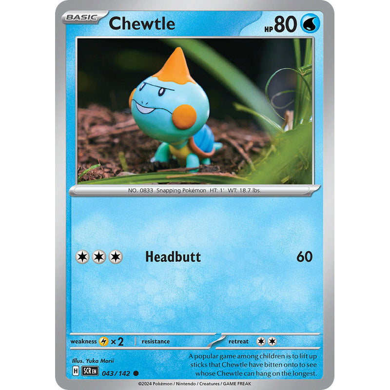 Pokémon Tcg: Stellar Crown - 043/142 - Chewtle