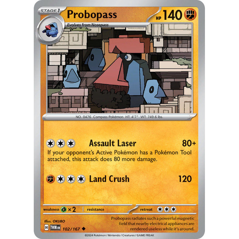 Pokémon Tcg: Twilight Masq - 102/167 - Probopass