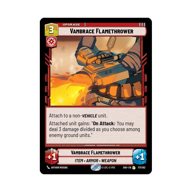 Star Wars Tcg: Sotg - 177/262 - Vambrance Flameth (r) [foil]