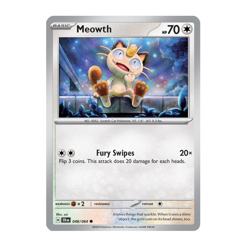 Pokémon Tcg: Shrouded Fab - 048/064 - Meowth