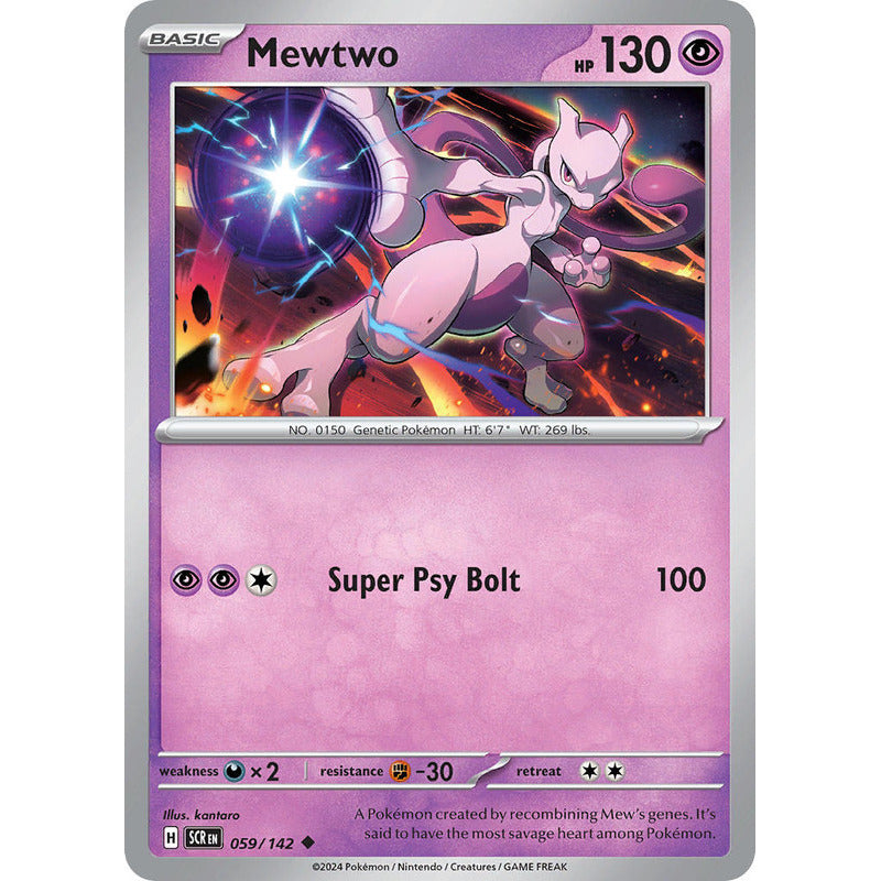 Pokémon Tcg: Stellar Crown - 059/142 - Mewtwo [reverse]