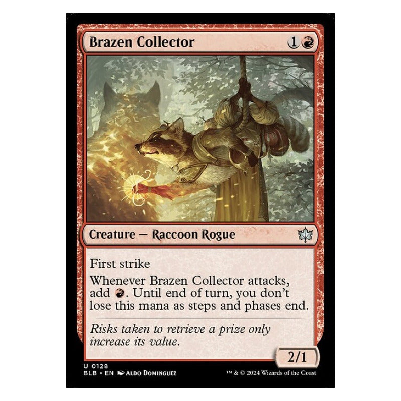 Mtg: Bloomburrow - 128 - Brazen Collector [foil]