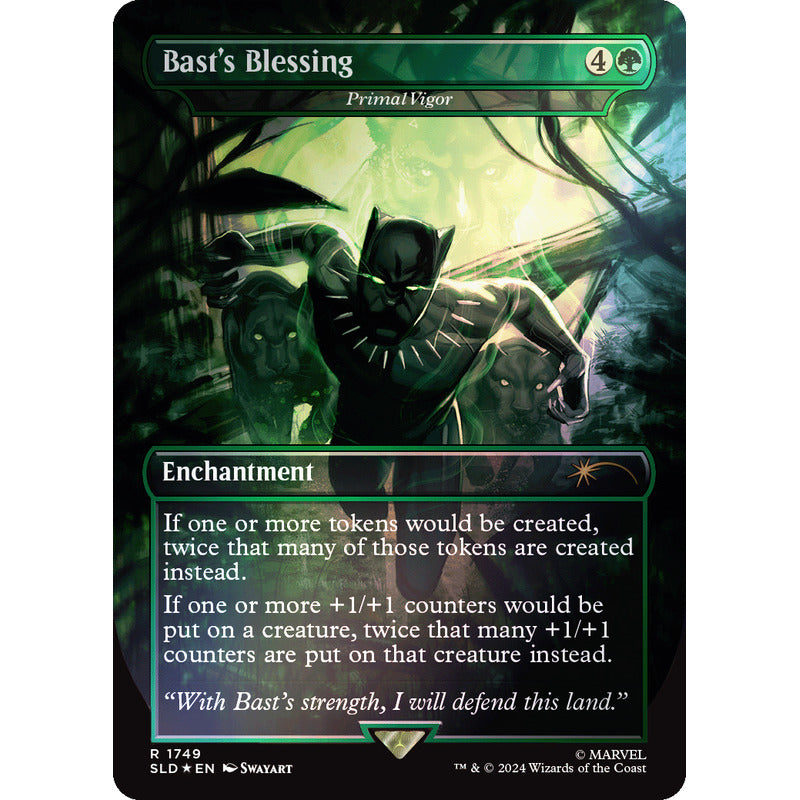 black panther mtg card Mtg: Secret Lair Marvel