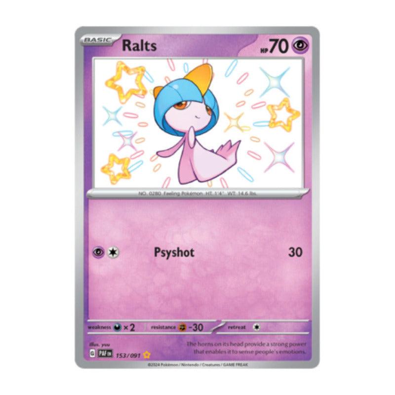 Paldean Fates - 153/091 - Ralts (shiny)