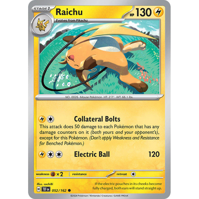 Temporal Forces - 052/162 - Raichu