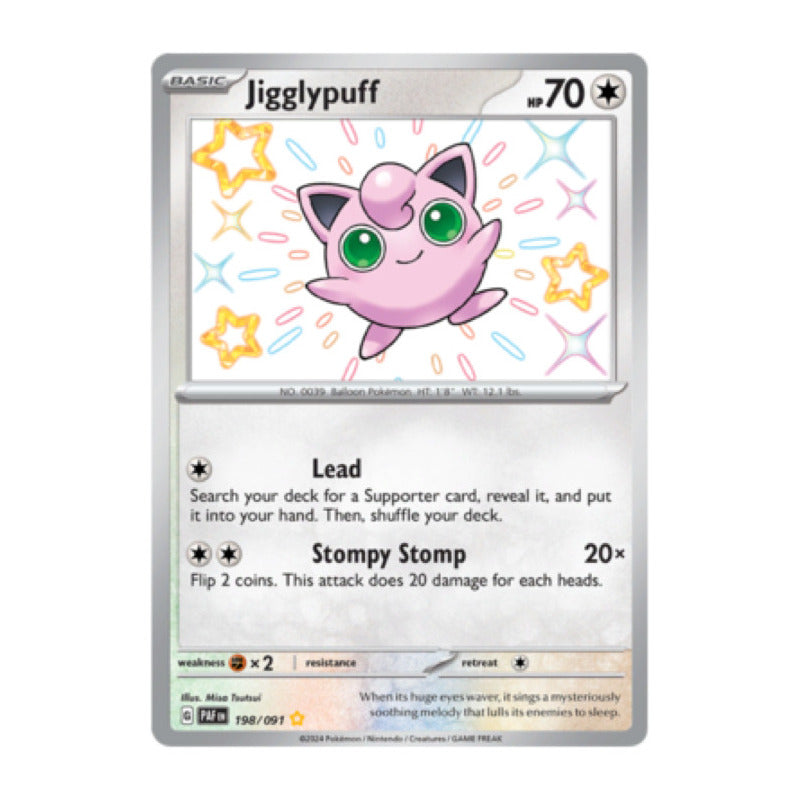 Paldean Fates - 198/091 - Jigglypuff (shiny)