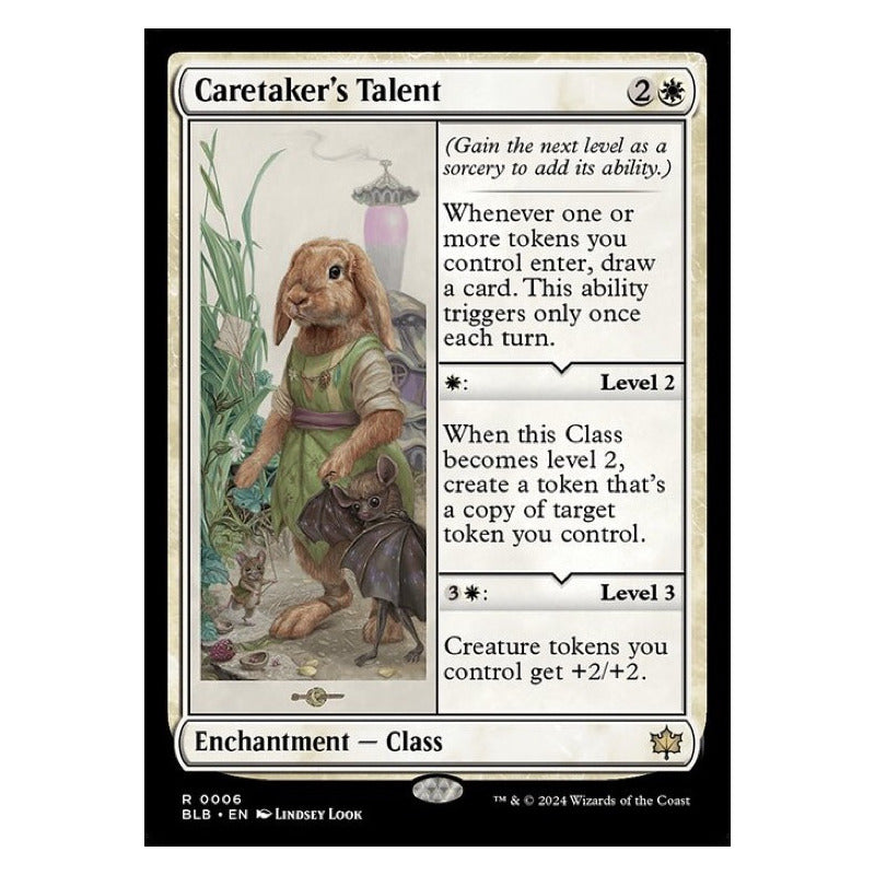 Mtg: Bloomburrow - 006 - Caretaker's Talent [foil]