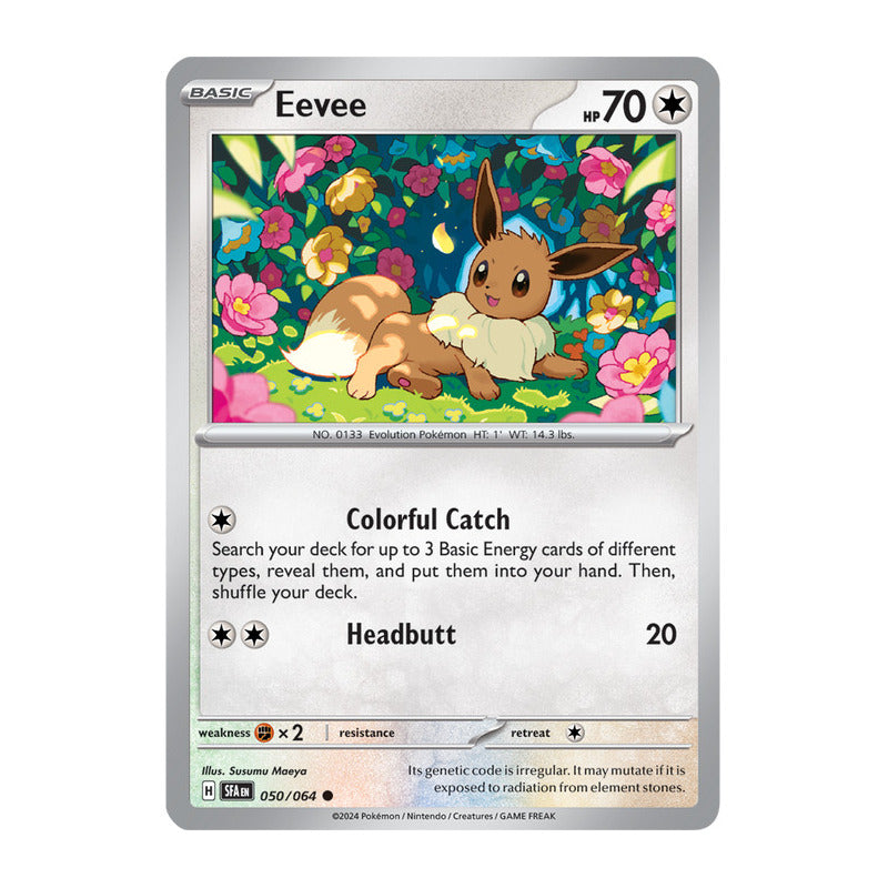 Pokémon Tcg: Shrouded Fab - 050/064 - Eevee [reverse]