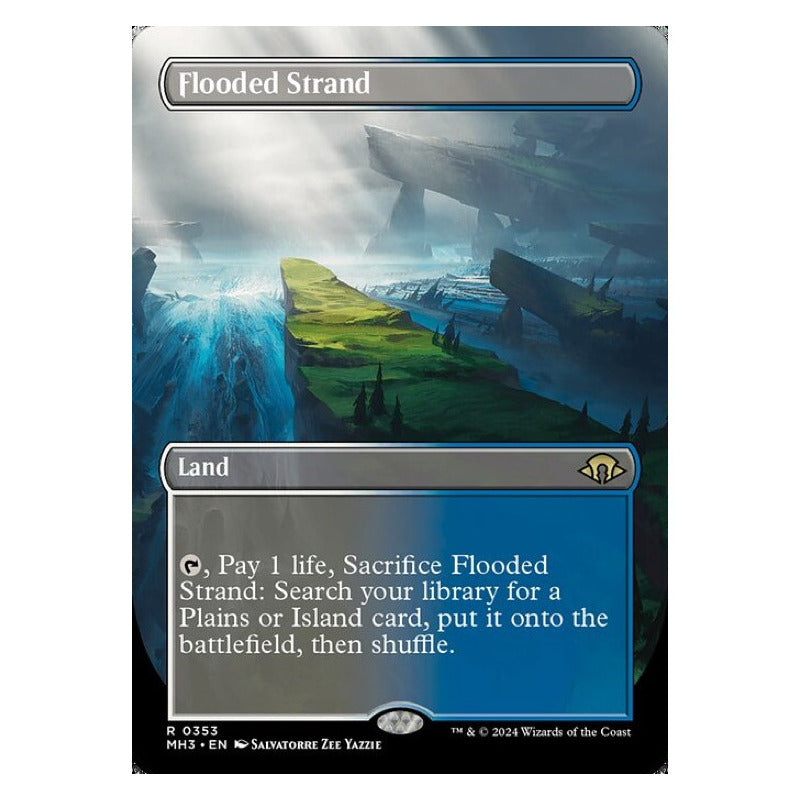 Mtg: Mh3 - 353 - Flooded Strand [borderless Foil]