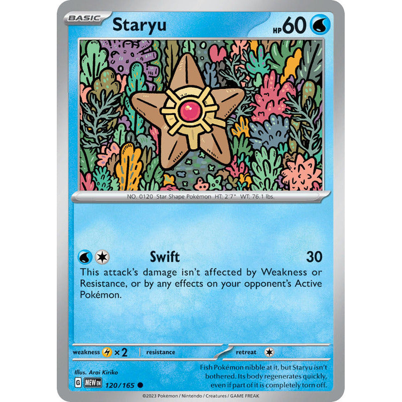 Pokémon Tcg: 151 - 120/165 - Staryu [reverse]