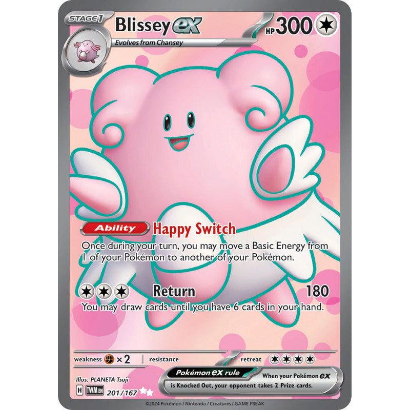 Pokémon Tcg: Twilight Masq - 201/167 - Blissey Ex