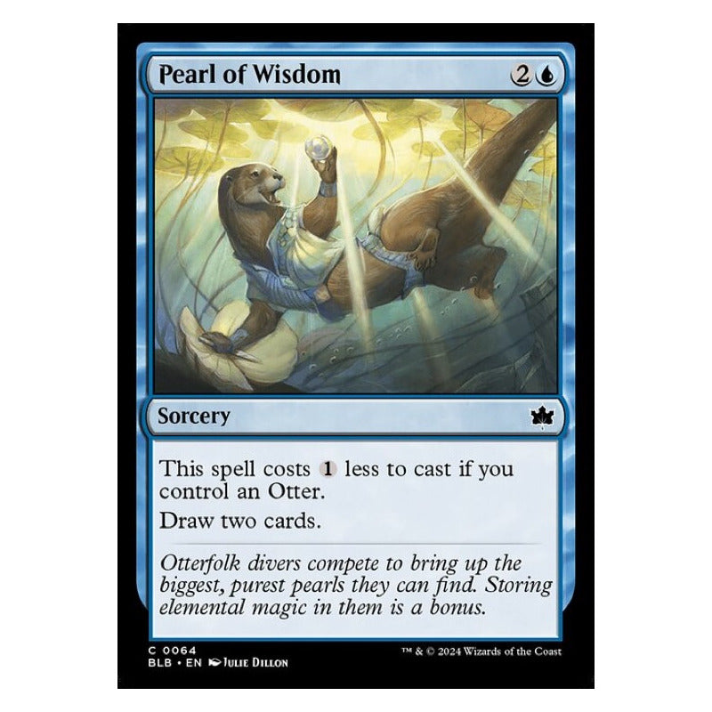 Mtg: Bloomburrow - 064 - Pearl Of Wisdom [foil]