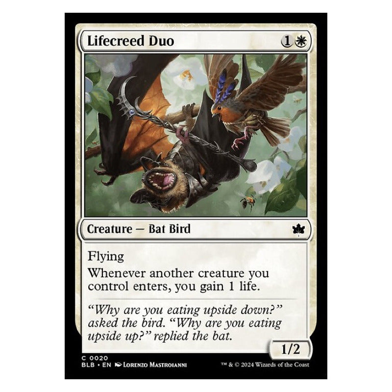 Mtg: Bloomburrow - 020 - Lifecreed Duo [foil]