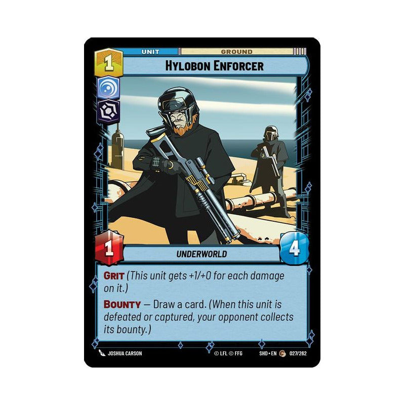 Star Wars Tcg: Sotg - 027/262 - Hylobon Enforcer [foil]