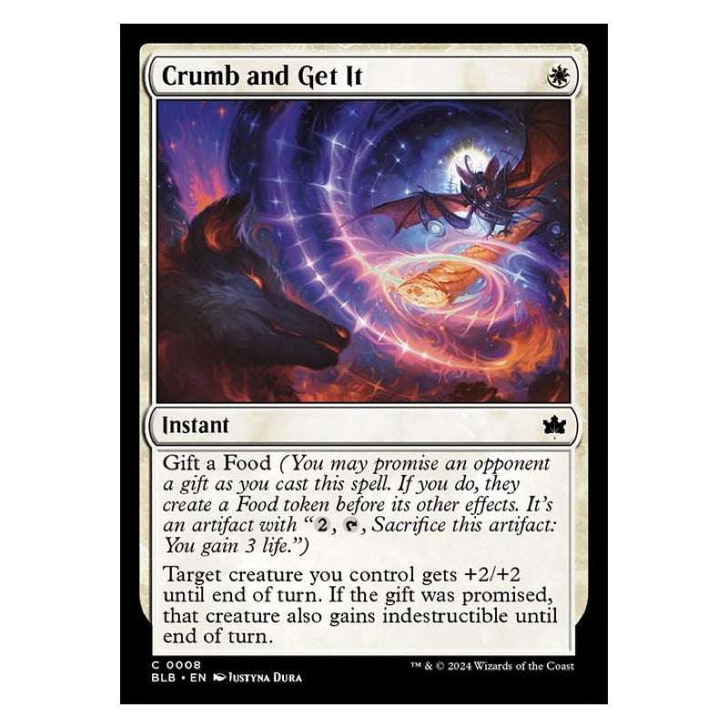 Mtg: Bloomburrow - 008 - Crumb And Get It [foil]