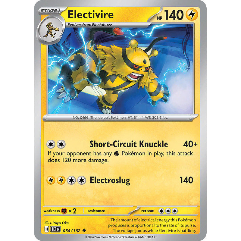 Temporal Forces - 054/162 - Electivire (reverse)